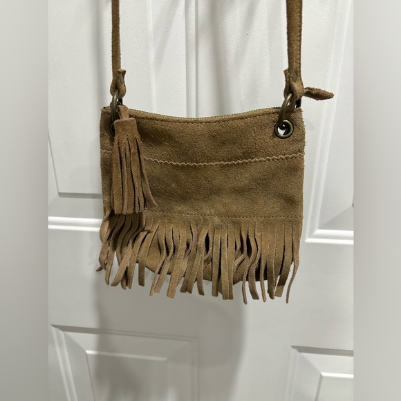 77kids Handbags - Leather fringe crossbody bag